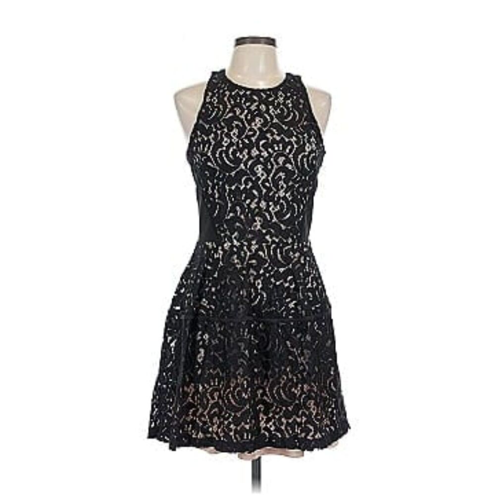 Simple Elegant Black Lace Dress — Timeless & Sophisticated